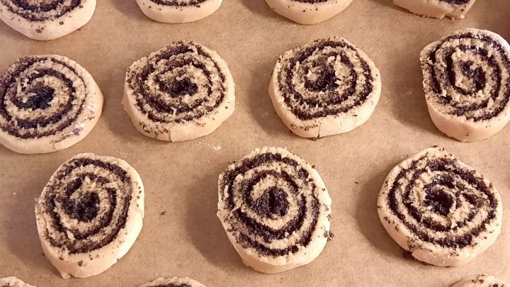 Duftende Mohnschnecken-Pl&auml;tzchen frisch aus dem Ofen: Mit diesem Rezept zauberst du leckere Kekse mit Mohnf&uuml;llung. Ein Genuss, der nicht nur zur Weihnachtszeit passt und ganz einfach zuzubereiten ist!
