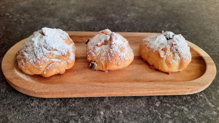Mein Stollenkonfekt mit Marzipan und Rumrosinen ist ein echter Hingucker und nat&uuml;rlich &uuml;berzeugte auch sein k&ouml;stlicher Geschmack.