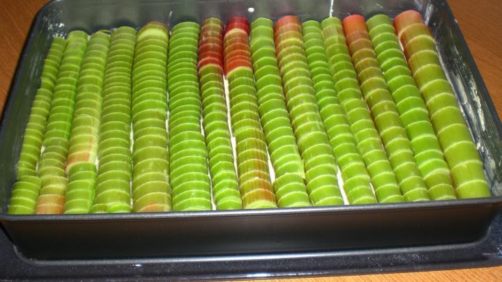 Rhabarberkuchen mit Sulfdecke