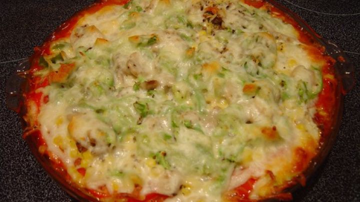 Landfrauen-Hackfleischpizza