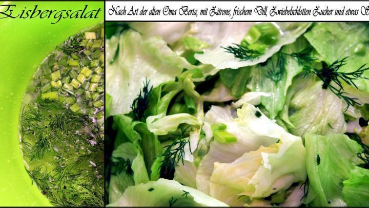 Eisbergsalat nach Art der Oma Berta