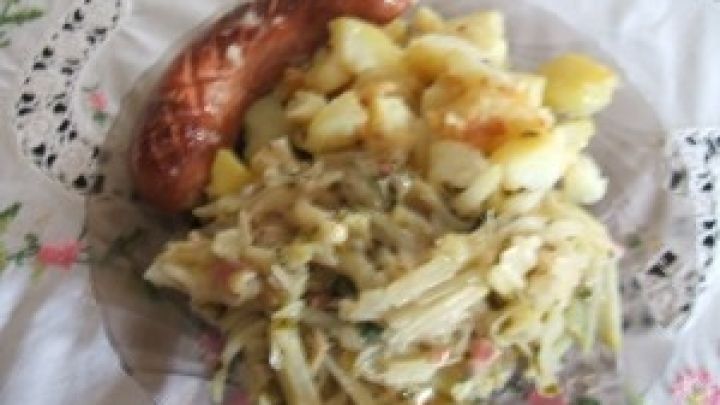 Leckeres Kohlrabikraut