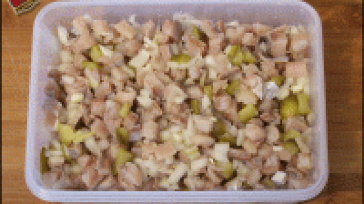 Leckerer Salzheringssalat