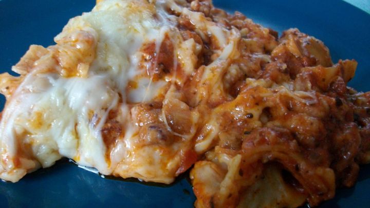 Ich fand meine abgewandelte Lasagne mit Ragout super lecker und bemerkte kaum einen Unterschied zu einer normalen Lasagne.
