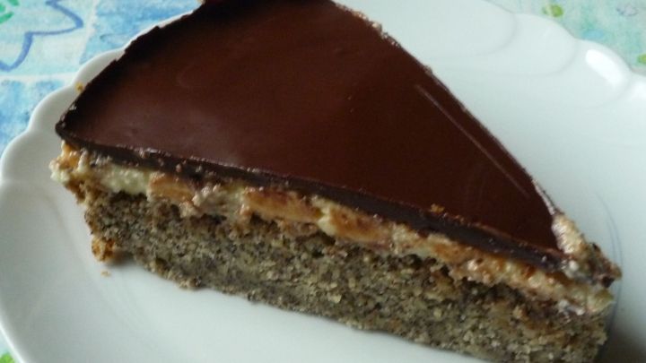 Mohnkuchen mit Schoko-Guss