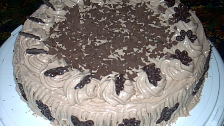 Leckere Nougat-Sahne-Torte