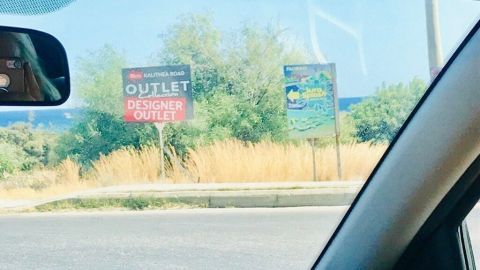 Abstecher zum Outlet auf dem Weg in den Urlaub