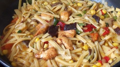 Bami Goreng ("Nr. 47 - Gebratene Nudeln - "Hatte gesmeckte?")