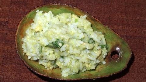 Reis mit Avocado