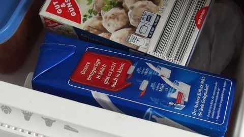 Milch auf Vorrat kaufen und einfrieren