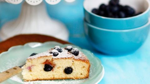 Leckerer Blaubeerkuchen - schnelle und einfach Zubereitung.