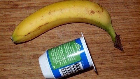 Gesundes Bananeneis ohne Eismaschine