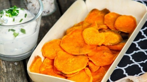Süßkartoffelchips - schmackhaft und gesund