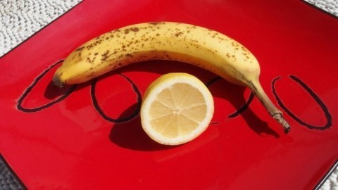 Bananen-Zitronen-Eiscreme, ganz einfach und köstlich