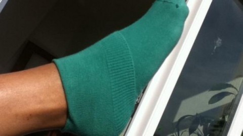 Söckchen tragen wie Sneaker Socken - damit sie nicht einschneiden