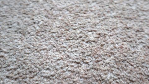Bremsenreiniger als Geheimtipp gegen hartnäckige Flecken auf dem Teppich: Einfache Anwendung für saubere Ergebnisse. Vorsicht bei Teststellen und Materialien, um den Teppich nicht zu beschädigen. Ideal für überraschend blitzblanke Flächen. Teppich mit beige-brauner Textur, ruhig und unberührt, liegt in geschlossener Umgebung ohne sichtbare Flecken.