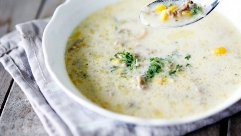 Lauch-Creme-Suppe