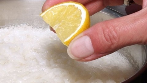 Reis pappt nicht mehr zusammen - Zitronensaft ins Wasser