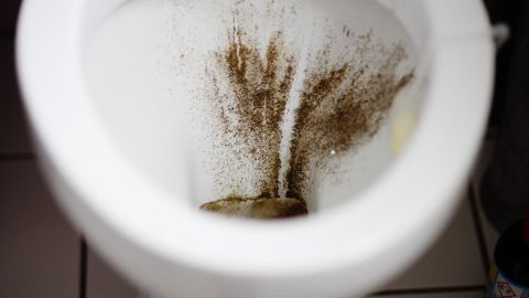 Läuft das Wasser in der Toilette? Test mit Pfeffer