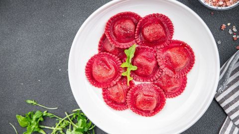 Rote Bete Nudeln & Maultaschen