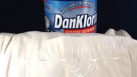 Klorix: Entfernt alle Flecken von weißer Wäsche