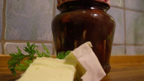 Eingelegter Camembert