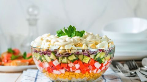 Schichtsalat (Partysalat)