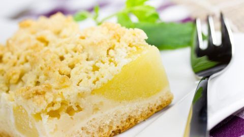 Streusel mit Butter oder Margarine