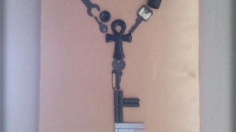 Schlüsselbild bzw. Schlüsselaufhänger selber machen