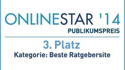 OnlineStar 2014: Frag-Mutti.de belegt 3. Platz!