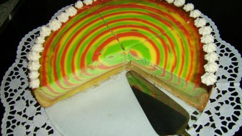 Quarkkuchen kunterbunt