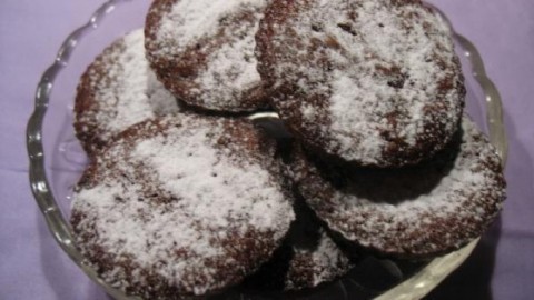 Schoko-Zucchini-Apfel-"Flat-Muffins"