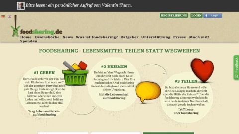 Foodsharing - Lebensmittel nicht mehr wegwerfen