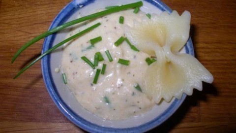 Leichte Salatcreme - Mandel-Mayonnaise - für die Singleküche