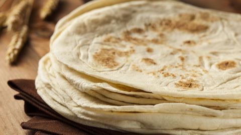 Tortilla Wraps für Flammkuchen verwenden