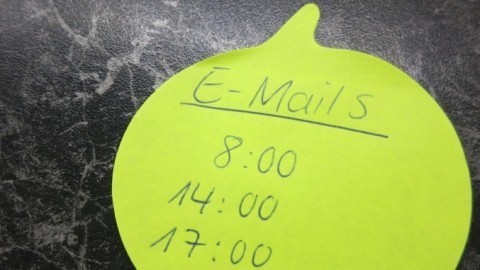 Kein Ärger mehr mit Mail-Flut im Büro