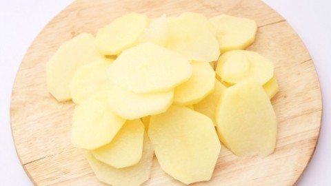 Karamelisierte Kartoffelscheiben