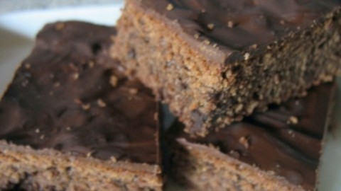Schoko-Mandel-Schnitten (Brownie-Kuchen)
