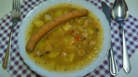 Gebundene Berliner Kartoffelsuppe