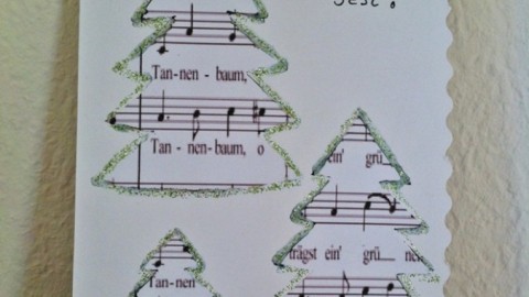 Weihnachtskarte - Oh Tannenbaum