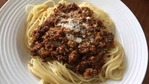 Spaghetti Bolognese ohne Tomatensoße