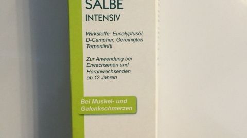 Sehr gute und günstige Schmerzsalbe