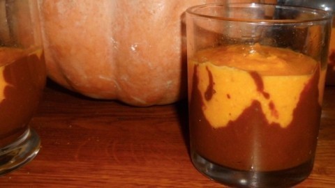 Kürbispudding Schoko-Orange