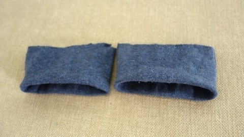 Bündchen aus einer alten Socke