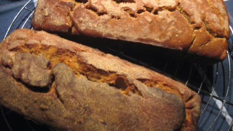 Leckeres dunkles Brot - mit Hefewasser gebacken