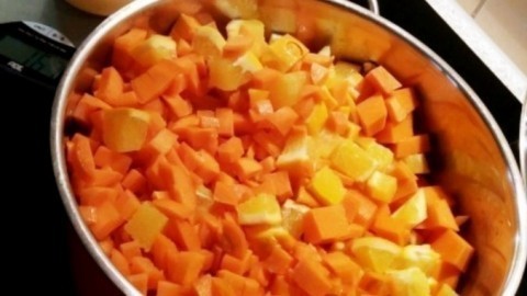Kürbis-Orangen-Karotten-Marmelade