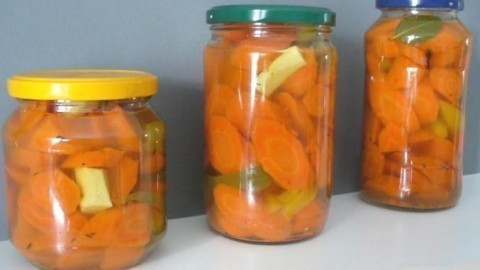 Eingelegte Ingwer-Karotten