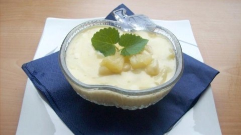 Ananas-Vanille-Dessert