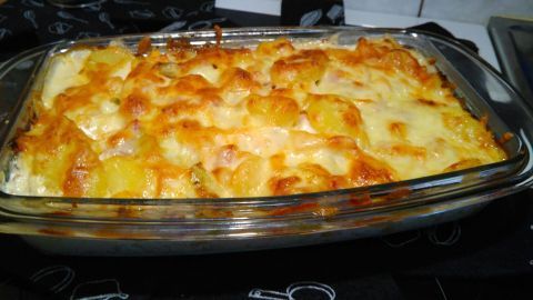 Kartoffel-Kürbis-Gratin