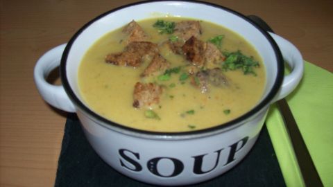 Pikante Kartoffelsuppe